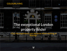 Tablet Screenshot of colourliving.co.uk